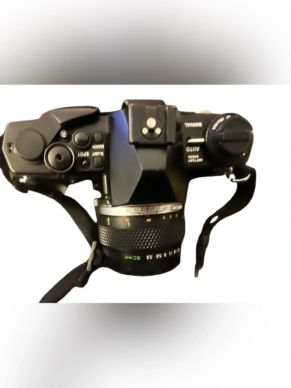 Olympus OM-4 Black SLR Camera Body with Black Lens Cap